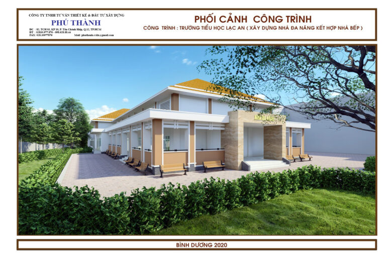 Truong Tieu Hoc Lac An Xay Dung Nha Da Nang Ket Hop Nha Bep 1
