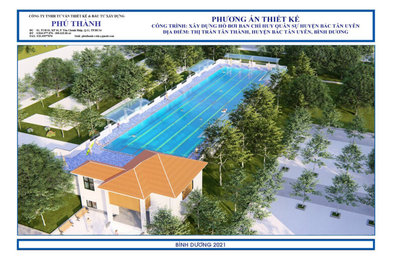 Xay Dung Ho Boi Ban Chi Huy Quan Su Băc Tan Uyen 2