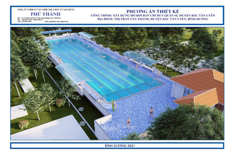 Xay Dung Ho Boi Ban Chi Huy Quan Su Băc Tan Uyen 4